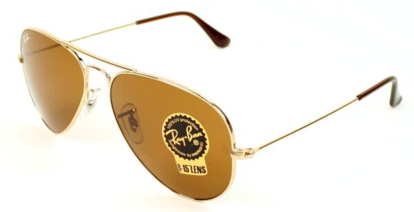 Ray-Ban RB3025 001 33 AVIATOR LARGE METAL - Imagen 3